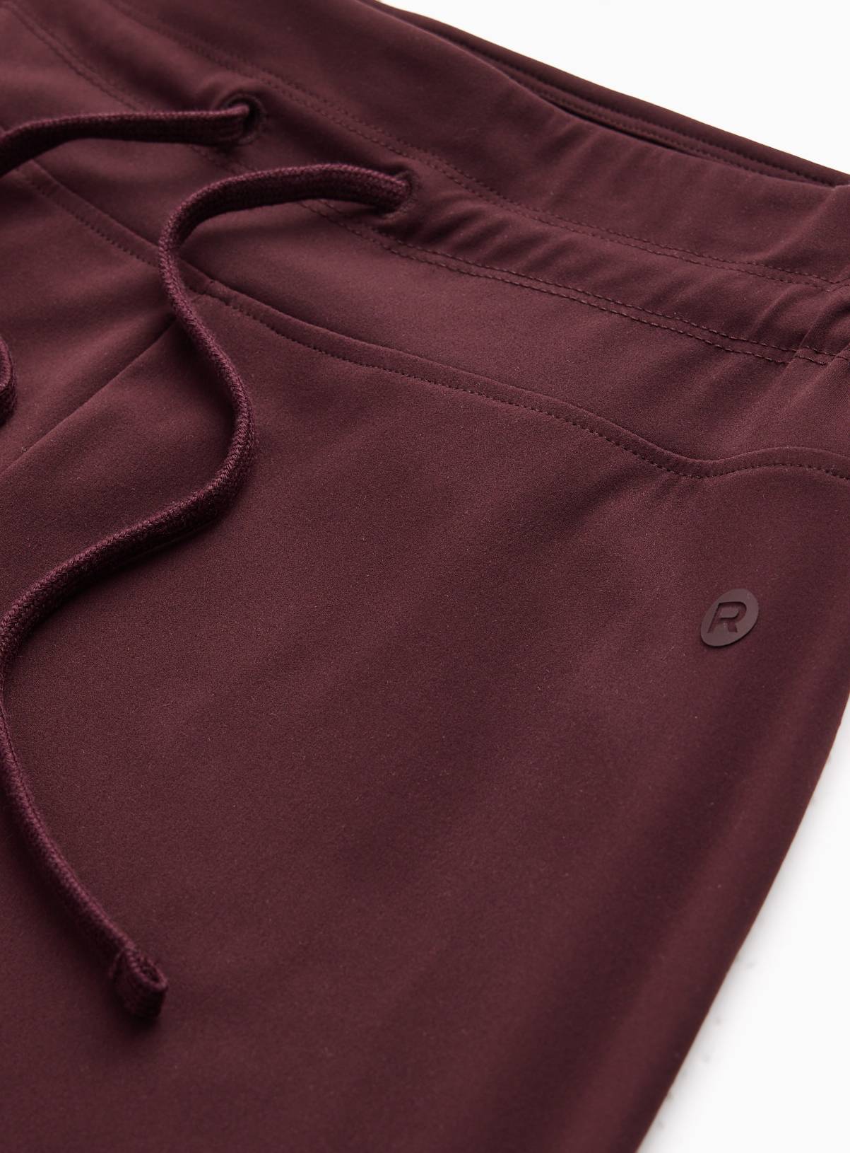 REAKTIV Dark Red Wide Leg Yoga Tie Front Legging L - Image 3